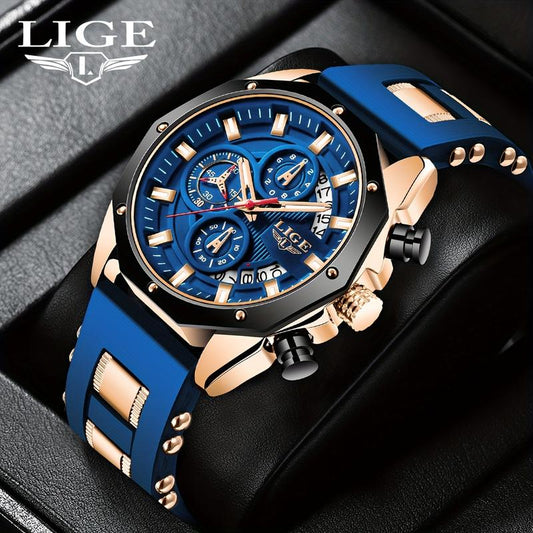 ⌚ Montre Sport Homme – Quartz – Chronographe & Étanche for Outdoor & Quotidien