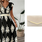 🎑👗 PROMO FLASH 55% ! Robe Longue Femme Imprimé Baroque – Col en V, Taille Haute, Tissu Fluide, 5 Couleurs, Style Bohème Chic 🌸