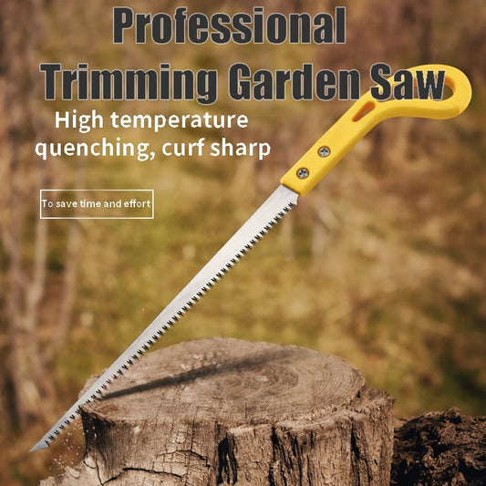 🔥 ACHETEZ 1, OBTENEZ 1 GRATUIT (-50% équivalent) ! 🪚 Scie à Main Portable pour Extérieur – Acier Carbone + Manche Bois/Plastique – Lame Courbée & Dents Triple Biseau pour Jardin et Randonnée 🌿