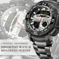 ⌚⏱️ PROMO LIMITÉE 50% ! Montre Homme Sport Double Affichage – Analogique-Digital, Étanche 3ATM, Multifonction, 5 Couleurs, 44mm, Alliage & Acier ✨