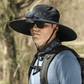☀️🧢 PROMO FLASH 50% ! Chapeau Soleil à Large Bord avec Ventilateur Solaire – Recharge USB, Autonomie 7-9h, Léger 114g, Idéal Pêche, Camping, Randonnée 🌬️