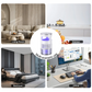 🦟💡✨ PROMO LIMITÉE 50% DE RÉDUCTION ! Appareil Anti-Insectes LED d'Intérieur – Capteur UV Bionique, Méthode Physique, Veilleuse, Silencieux, Surface 31-40 m² (Secteur/Rechargeable)