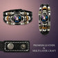 ♈ -50% ! ✨ Bracelet Zodiaque Lumineux en Cuir – 12 Signes – 17,5 / 20,6 cm – Homme & Femme – Cadeau Astrologique Unique 🌙