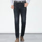 👖 PROMO -50% ! 💥 Jean Homme Taille Haute Coupe Droite – Coton Stretch Respirant, Entrejambe Profond, Coutures Lisses Durables · 3 Coloris · Tailles 30–38 ✨