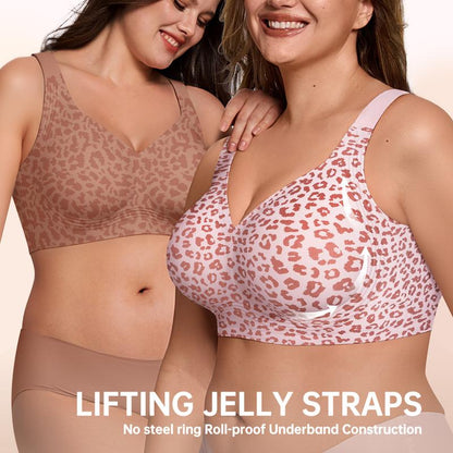 💖 VENTE CHAUDE – 50% DE RÉDUCTION ! 🎉 Soutien-Gorge Sans Armature Super Gainant Léopard – Maintien Flatteur, Zéro Pression & Mousse à Mémoire – Le Sans-Armature Révolutionnaire 👍✨