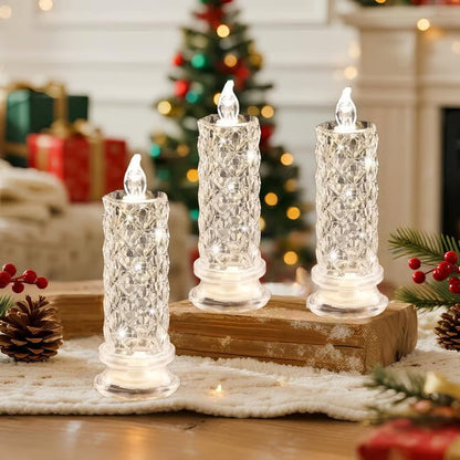 🔥🎁LED Crystal Candle Lights