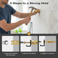 🔩 Achetez 1, obtenez 1 gratuit ! ⚡ Chevilles à Expansion Trifide en Acier Zingué – Maintien 30 kg – Anti-Rouille & Anti-Arrachement pour Plaques de Plâtre et Murs Creux 🏠