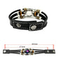 ♈ -50% ! ✨ Bracelet Zodiaque Lumineux en Cuir – 12 Signes – 17,5 / 20,6 cm – Homme & Femme – Cadeau Astrologique Unique 🌙