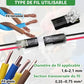 🏆⚡ PROMO FLASH 50% ! Connecteurs Rapides de Câblage – Sans Dénudage, Verrouillage, Ignifuges, Réutilisables, Compatibles 18-22 AWG, Parfaits pour Rubans LED, Voiture & Maison 🛠️