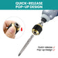 ⚙️🔧 PROMO FLASH 50% ! Adaptateur Auto-Bloquant Hexagonal – Éjection Rapide, Acier Inox, 2 Longueurs, Compatible 1/4", Durable & Haute Précision 🛠️