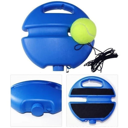 🎾 50% DE RÉDUCTION ! 🔥 Entraîneur de Tennis Solo – Caoutchouc + PE – Base Stable & Balle à Corde for Enfants & Adultes