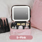 🌸 50% DE RÉDUCTION ! 💄 Trousse Maquillage Portable Miroir LED – 3 Températures & Compartiments Réglables for Beauté Nomade