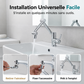 🚰✨ PROMO FLASH 50% ! Robinet de Lavabo Pivotant 360° – Bras Mobile 1080°, Design Moderne, Installation Facile ⏳  à utiliser ✨