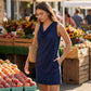 👗 PROMO -50% ! ⏰ Robe Slim Fit Col Bénitier Élégante – Sans Manches, Poches Latérales Cachées, Fibre Triacétate · 11 Coloris · S–2XL UK 2-16 · Jour & Soirée ✨