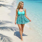 👙💖 PROMO SPÉCIALE : Achetez-en 2 = -5% + Livraison Gratuite | Achetez-en 3 = -10% + Livraison Gratuite ! Maillot de Bain 2 Pièces Femme – Haut Bretelles + Shorty Ajusté, Taille Haute, Bretelles Réglables, Tissu Séchage Rapide, Tailles S-4XL