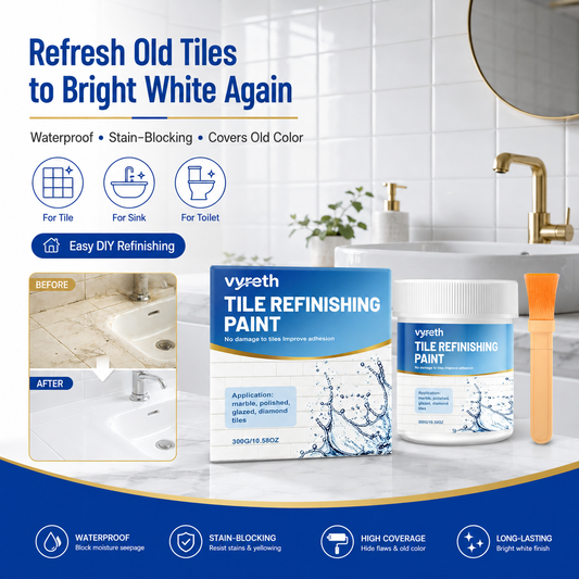 🖌️✨ PROMO FLASH : 50% DE RÉDUCTION ! Peinture de Rénovation pour Carrelage – Haute Opacité, Imperméable & Anti-Taches, Application Sans Dépose for des Faïences Rénovées en 3 Étapes ✨