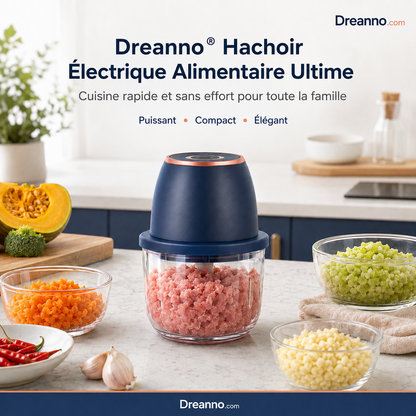 🎁⚡ PROMO FLASH 50% ! Robot Ménager Électrique Puissant – Grande Capacité, Sans Fil, Portable, Matériaux Qualité Alimentaire, Idéal Cuisine & Voyage 🥗