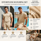 👔 50% DE RÉDUCTION – OFFRE LIMITÉE ! ✨ Ensemble 2 Pièces Homme Losange – Polyester – Haut à Col + Short, Coupe Confortable for Été