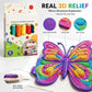 🎨✨ PROMO FLASH : 50% DE RÉDUCTION ! Stylos Magiques Popcorn 3D – Encre Thermique Gonflante, 6 Couleurs Vives, DIY Créatif pour Dessins en Relief Spectaculaires ✨