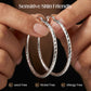 ✨👑 ACHETEZ 1, OBTENEZ 1 GRATUIT ! Créoles pour Femmes Taille Diamant – Acier Inoxydable, Design Classique & Étincelant, Inoxydable 🔥