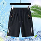 📢👖 PROMO FLASH 40% ! Short Homme Été – Tissu Respirant Extensible, Poches Zippées, Ceinture Réglable, 3 Couleurs, Tailles M-3XL ✨