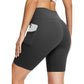 🔥🏃‍♀️ PROMO EXCEPTIONNELLE 60% ! Short de Sport Femme Haute Taille Galbant – 2 Poches Latérales Sécurisées, Tissu Respirant 4-Way Stretch, pour Yoga, Course, Fitness 🩳