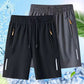 📢👖 PROMO FLASH 40% ! Short Homme Été – Tissu Respirant Extensible, Poches Zippées, Ceinture Réglable, 3 Couleurs, Tailles M-3XL ✨