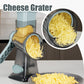 🥳 PROMO FLASH : 50% DE RÉDUCTION ! Râpe à Fromage Rotative 3-en-1 – 3 Lames Interchangeables, Trappe Sécurisée Anti-Coupures & Ventouses Stables for une Cuisine Rapide, Facile et Sans Danger 🧀✨