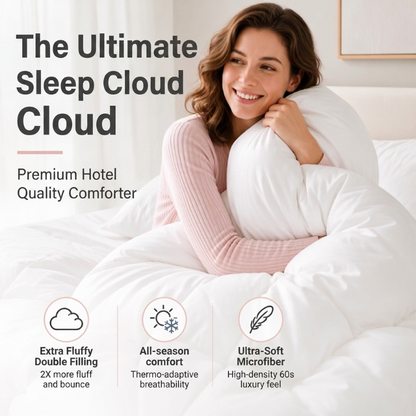 🛏️ PROMO FLASH : 50% DE RÉDUCTION ! Couette Ultra-Douce Style Hôtel de Luxe – Tissu 60s Haute Densité & Régulation Thermique for Sommeil sur un Nuage ☁️✨