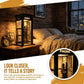✨📞 PROMO FLASH 50% ! Lampe Cabine Téléphonique Vintage – Noir Mat, Lumière Chaude, 9x9x21 cm, Piles, Décoration Rétro Urbaine, Idéale Bureau & Chambre 🏮