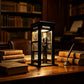 ✨📞 PROMO FLASH 50% ! Lampe Cabine Téléphonique Vintage – Noir Mat, Lumière Chaude, 9x9x21 cm, Piles, Décoration Rétro Urbaine, Idéale Bureau & Chambre 🏮