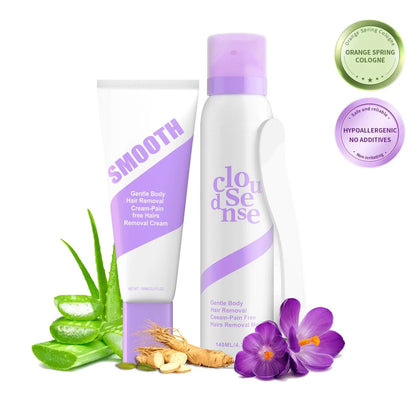 🤩 PROMO FLASH : 50% DE RÉDUCTION ! Duo de Crèmes Dépilatoires Douces – Peaux Sensibles, Action 5 min & Hydratation 4 Couches for Epilation Sans Douleur 💖✨