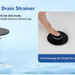🚰 -50% ! 🔧 Filtre de Vidange 3-en-1 pour Lavabo – Acier Inoxydable Noir Mat – Bouchon Ressort Pop-Up & Panier à Cheveux Amovible – Universal 28-60 mm 🛁✨