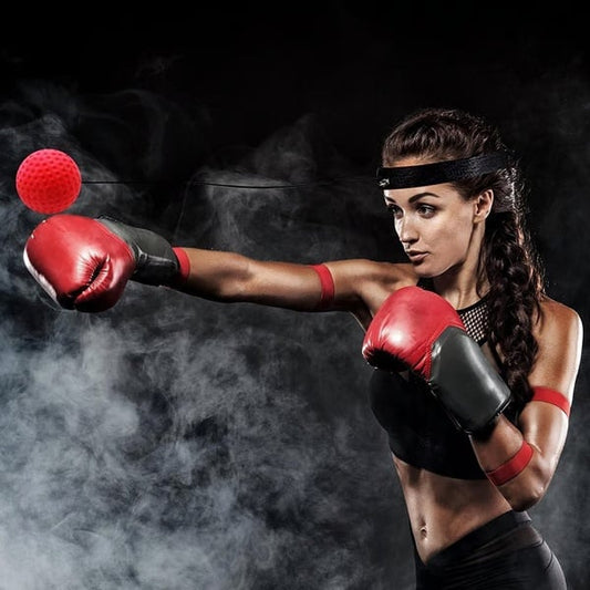 📢📢 50   %  OFF  !! ✨ Boxing Reflex Ball Headband