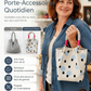 👜 PROMO LIMITÉE -50% ! ✨ Sac à Main Femme Pois Ludique – Léger, Spacieux, Design Féminin Élégant · Beige, Noir & Bleu · Sorties, Vacances & Quotidien 🌸