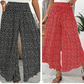 🔥👖 PROMO FLASH -50% AUJOURD'HUI SEULEMENT ! Pantalon Ample Taille Haute Femme – Jambes Larges à Pois, Tissu Léger Respirant, Ceinture Smockée, 3 Coloris, Tailles S-2XL ✨