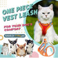 🐾🦺 PROMO FLASH 50% ! Harnais-Gilet Réfléchissant une Pièce pour Chiens & Chats – Respirant, Léger, Anti-Évasion, Sangle Réfléchissante, Taille XXXS-L ✨