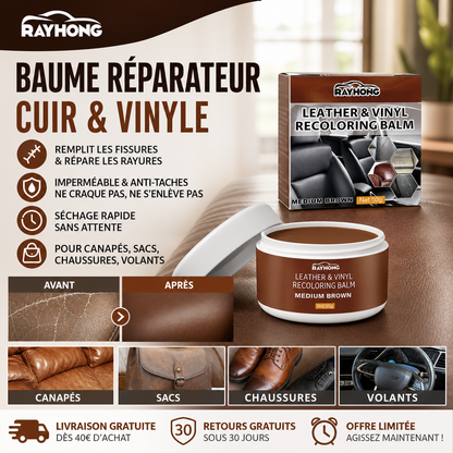 🛡️ Pâte de Réparation Cuir – Résine Polyuréthane – Comble Rayures & Multi-Couleurs for Cuir