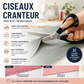 ✂️ PROMO FLASH : 50% DE RÉDUCTION ! Ciseaux Zig-Zag en Acier Inoxydable – Lames Dentelées Anti-Effilochage & Poignée Ergonomique for Coupe Décorative Tissu, Papier et Cuir 🧵