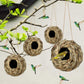 🌿 PROMO -50% 🐦 Nichoir Suspendu pour Colibris Tressé Main — Fibres Naturelles & Refuge Confortable 🏡