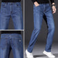 👖 PROMO -50% ! 💥 Jean Homme Taille Haute Coupe Droite – Coton Stretch Respirant, Entrejambe Profond, Coutures Lisses Durables · 3 Coloris · Tailles 30–38 ✨
