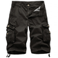 🩳✨ PROMO -50% ! Short Cargo Homme Grande Taille – 100% Coton Lavé Respirant, Coupe Ample Confortable, 8 Poches Multi-Fonctions, Fermeture Éclair · 8 Coloris · Tailles 30-48 ☀️