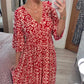 🔥 PROMO EXCEPTIONNELLE 50% DE RÉDUCTION ! 👗✨ Robe Longue Décontractée Imprimée Col V Ceinturée – Tissu Léger & Fluide – Parfaite pour l’Été, la Plage ou les Soirées Boho-Chic – Style Vacances Garanti 🌸🌴