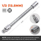 🔩⚙️ PROMO LIMITÉE 50% ! Barre d'Extension Flexible pour Clé à Cliquet – Chrome-Vanadium, 3 Tailles (1/4", 3/8", 1/2"), Accès Angles Difficiles, Verrouillage à Bille 🛠️
