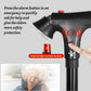🧑‍🦳 -50% ! 🦯 Canne Pliante Multifonctionnelle – Alliage d’Aluminium – 5 Hauteurs Réglables (86-97 cm) – Éclairage LED & Bouton d’Alarme pour Sécurité des Seniors 🚨