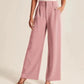 👖🎀 PROMO SPÉCIALE FÊTE DES MÈRES 50% ! Pantalon Large Femme Taille Haute – Coupe Wide-Leg Fluide, Tissu Souple Élastique, Silhouette Élégante & Polyvalente 🎁