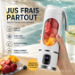 ✨ 50% DE RÉDUCTION ! 🍹 Presse-Agrumes Portable Sans Fil – Plastique Sans BPA & Inox – 450 ml & Écran Numérique for Smoothies
