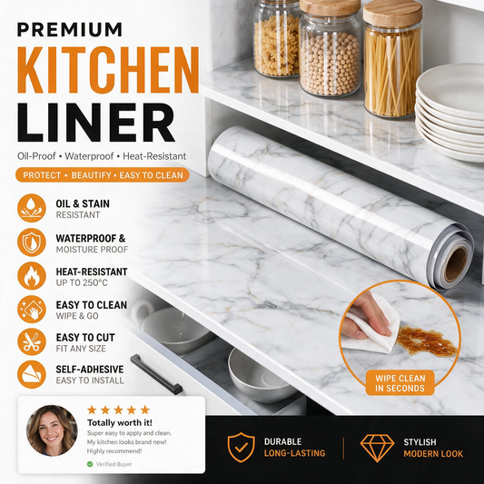 🍳 PROMO FLASH : 50% DE RÉDUCTION ! Film Adhésif Aluminium Anti-Huile pour Cuisine – Étanche, Anti-Taches & Résistant à la Chaleur jusqu'à 250°C for une Protection Durable de vos Crédences et Plans de Travail ✨