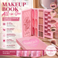 🎉 INCROYABLE -50% ! 💄 Coffret Palette Maquillage Tout-en-Un Format Livre – Yeux + Visage + Lèvres – Pigmentée & Mate/Irisée/Pailletée for Toutes Occasions