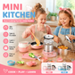 🎁 MEILLEUR CADEAU POUR ENFANT 50 % DE RÉDUCTION ! 🍳 Kit de Cuisine Miniature Réelle pour Enfants – 22 Pièces, Fonctionnel & Sécurisé ✨